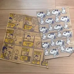 2枚セットPEANUTS スヌーピー ハンカチ