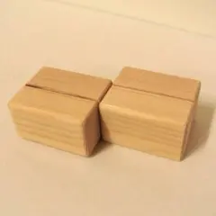 木製ペーパースタンド ＊4個セット/席札立て/カードスタンド/トレカスタンド