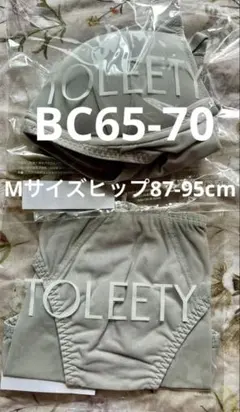 TOLEETY ブラジャーショーツセット パープル - メルカリ