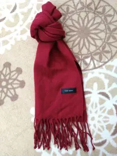 レディース　マフラー　レッド