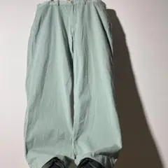 ラルフローレン W38 ワイド チノパン ミントグリーン くすみ 90s 古着のサムネイル