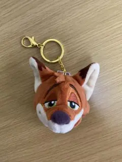 上海ディズニー ズートピア ファンキャップ キーチェーン