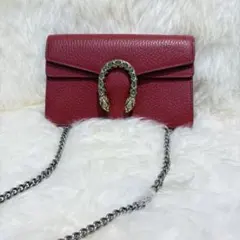 美品 グッチ GUCCI ディオニュソス ミニ チェーン ショルダーバッグ