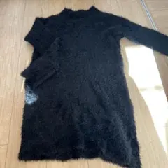 E hyphen world gallery 黒 ニットワンピース サイズF