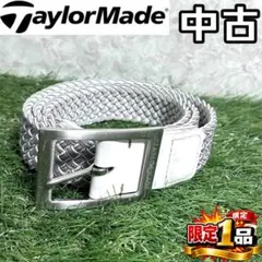 【早い者勝ち✨】テーラーメイド メンズ ゴルフ用ベルト ストレッチあり ホワイトのサムネイル