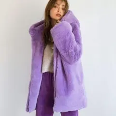 searoomlynn mediumフードfurパーカー