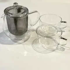 HARIO ティーポット ティーカップセット　TEO-45