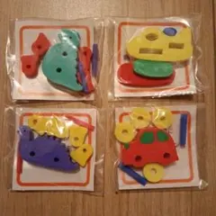 GYAO & GAO 組み立て消しゴム 4種セット