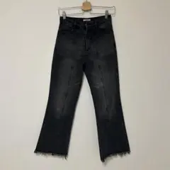 CLASSICAL ELF ダークグレー ブーツカットデニム