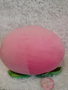 =もも=BIGぬいぐるみクッション【濃いピンク】