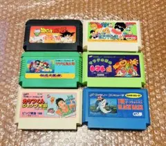 【ファミコンソフト6本セット・Nintendo Famicom】jgd