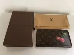 ルイヴィトン モノグラム チェリー 村上隆 ポルトモネジップ