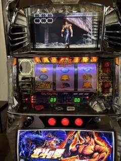 パチスロ実機 Lパチスロ北斗の拳 ケンシロウパネル 家庭用電源対応　コイン不要のサムネイル
