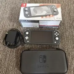 Nintendo Switch Lite 本体 グレー キャリングケース付 - メルカリ