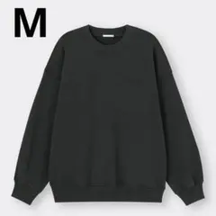 GU ウォッシュドロゴスウェットプルオーバー　M ダークグレー