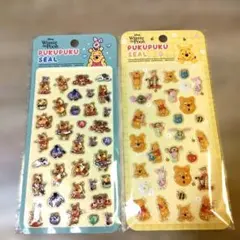 蕎*ん様 ぷーさん プーさん ぷくぷくシール うるちゅる ディズニー 正規品 世