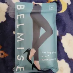 BELMISE スリムレギンス M マリンネイビー