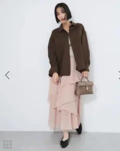 スエード素材シャツ