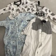 長袖ロンパース 95cmまで対応