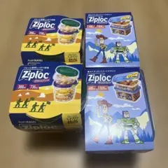 ジップロックコンテナー ベーシックアソート ディズニーデザイン4個