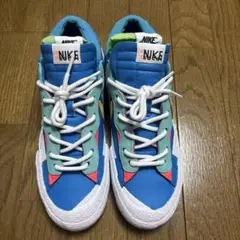KAWS×sacai×Nike Blazer Low Neptune Blue