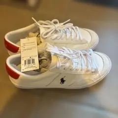 Polo Ralph Lauren スニーカー ホワイト/レッド