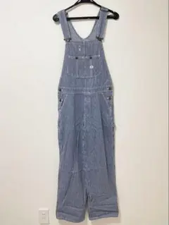 Lee ストライプ オーバーオール