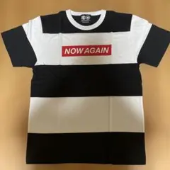 NOW AGAIN ストライプ Tシャツ STAR CLUB