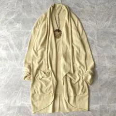 493 わんこママ様 ヨーガンレール カシミヤ100% ロング カーディガン