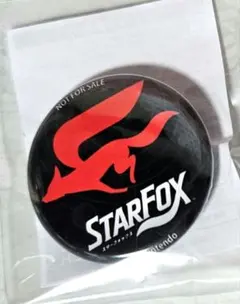 STARFOX スターフォックス ロゴ 缶バッジ レア 非売品 入手困難 - メルカリ