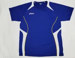 アシックス asics　トレーニング　半袖Tシャツ　ダークブルー　サイズO