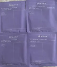 バイオダンス リジュビネイティング キャビアPDRN リアルディープマスク 4枚