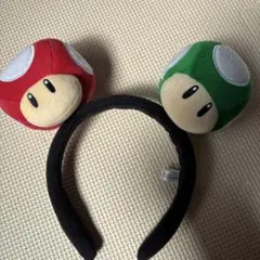 ユニバ　USJ マリオ キノコ カチューシャ