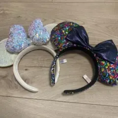 ミニー耳カチューシャ2点セット