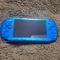 Sony PSP-3000 本体 ブルー バッテリー無し