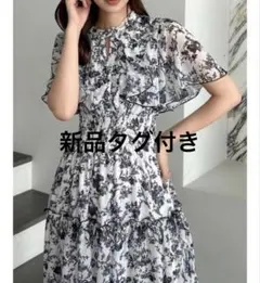 dazzlin watercolorflowerワンピース S 新品