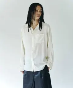 Steven Alan ジップシャツ クリームカラー Lサイズ Steven Alan ジップシャツ クリームカラー Lサイズ - メルカリ