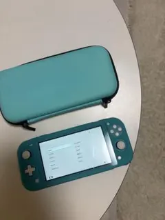 Nintendo Switch Lite 本体 ターコイズ ケース付き
