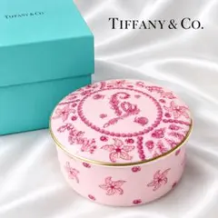 Tiffany & Co. ティファニー　小物入れ ボンボニエール　ピンク 陶器