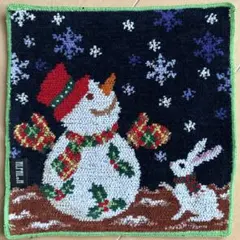 Hotman ALPALA.H タオルハンカチ 雪だるま うさぎのサムネイル