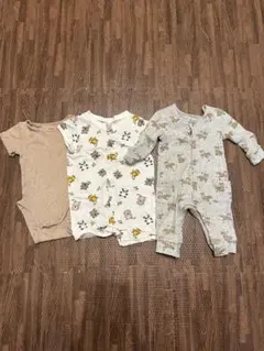 3点セット H&M 肌着 ロンパースセット