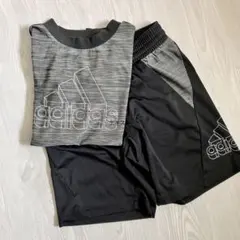 美品◆サイズ140 adidasアディダス　Tシャツ　短パンセットばら売り無し
