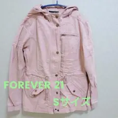 FOREVER 21 フード付きピンクジャケット S