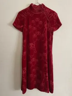 ヴィヴィアンタム Vivienne Tam パンダ柄 ベルベット ワンピース 2025