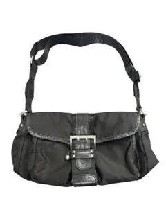 ブラックショルダーバッグ y2k