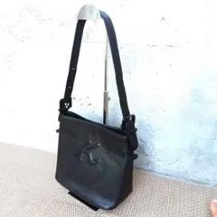 【美品】キタムラ Kitamura トートバッグ ショルダー オールレザーシボ黒