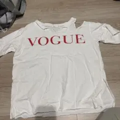 GWNZ VOGUE ロゴ Tシャツ ホワイト M