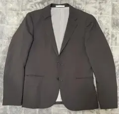 nano universe ダークグレー ストライプ テーラードジャケット