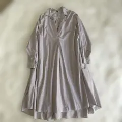 【即発送】ジャーナルスタンダード　ロングワンピース　ストライプ　レースアップ　F