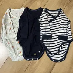 70 UNIQLO 前開きボディスーツ 肌着